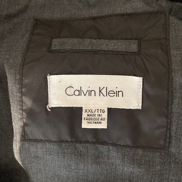 Mens black Calvin Klein quilted jacket great condition/used - Picture 3 of 3